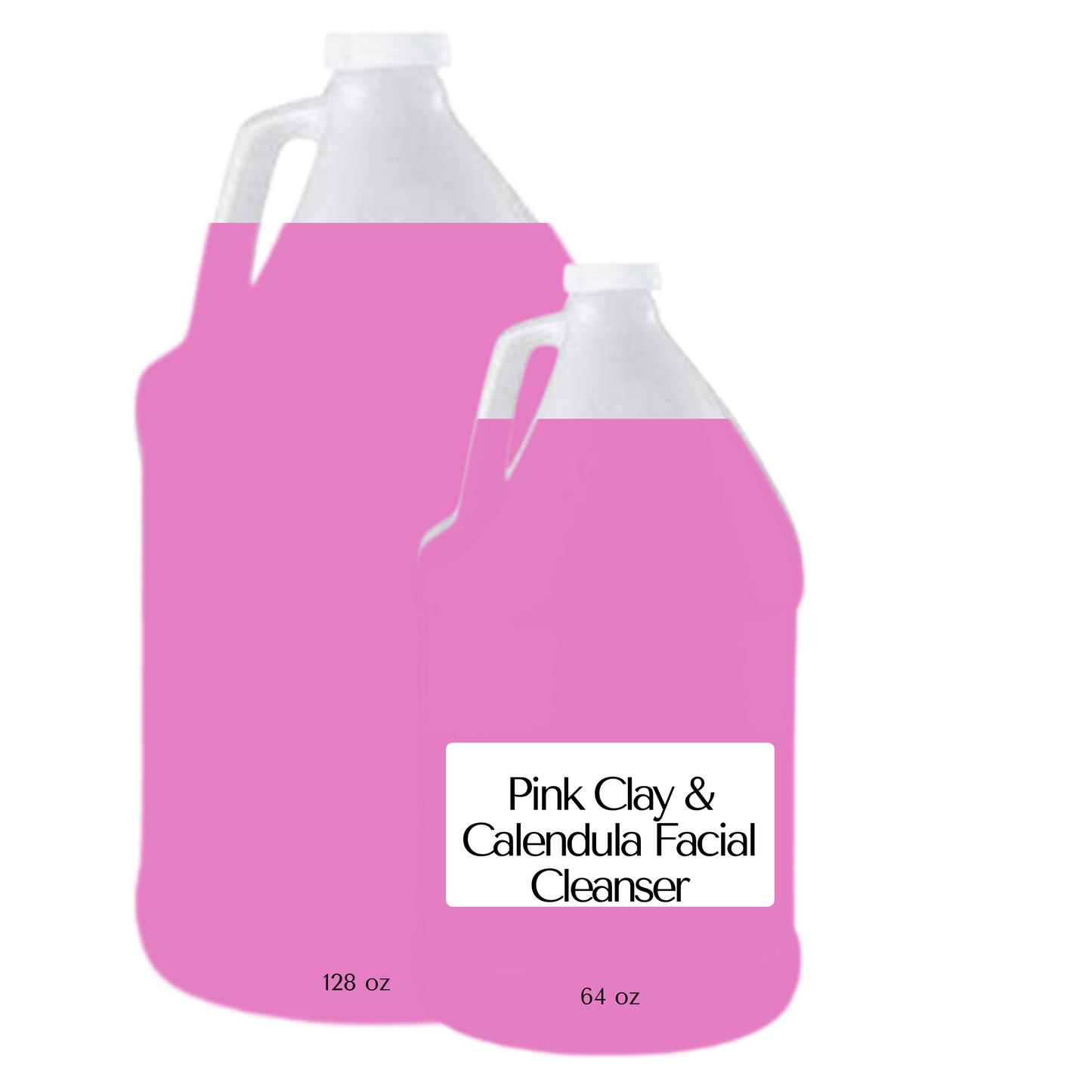 Bulk - Pink Clay Face Wash - You Package and Label
